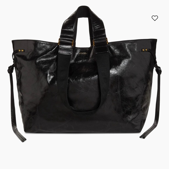 Isabel Marant Black Leather Wardy Tote - Picture 3 of 10